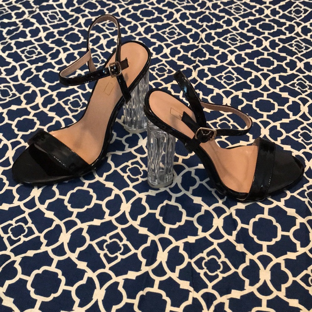 Yoki Estelle heels clear translucent heel trendy!